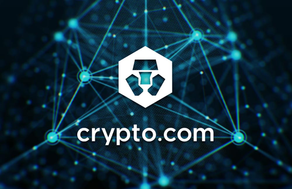Crypto.com interface with crypto card and mobile app