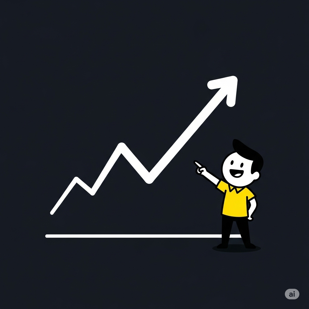 Dynamic chart showing crypto price movements with leveraged trading elements